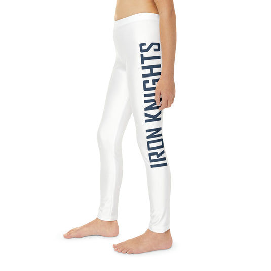 Iron Knights Youth Full-Length Leggings - White