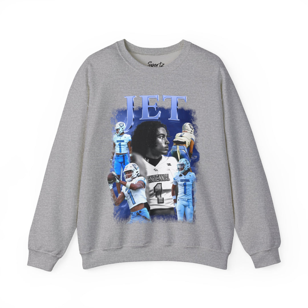 Picture Fusion Design - Unisex Adult Basic Crewneck - Jet Design