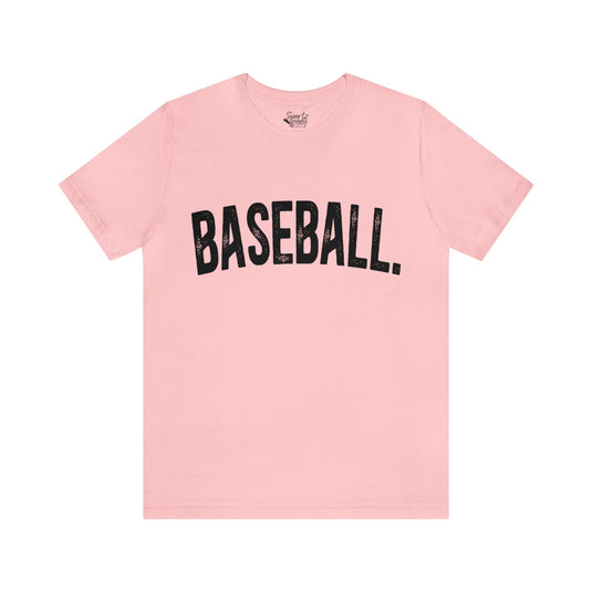 Rustic Design Baseball Adult Unisex Mid-Level T-Shirt