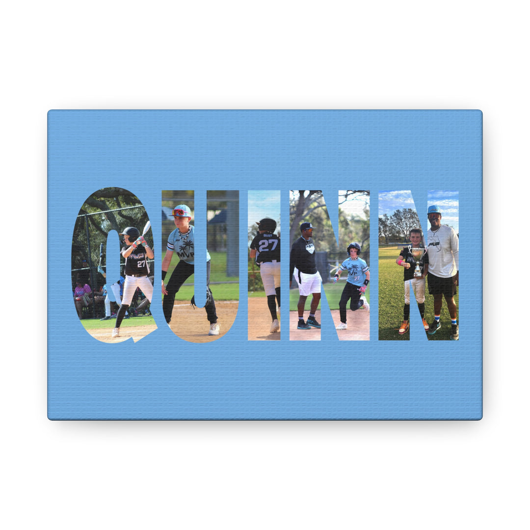 Custom Picture Block Name Canvas