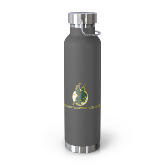 Colorado Valkyrie Volleyball Club Copper Vacuum Insulated Bottle 22oz