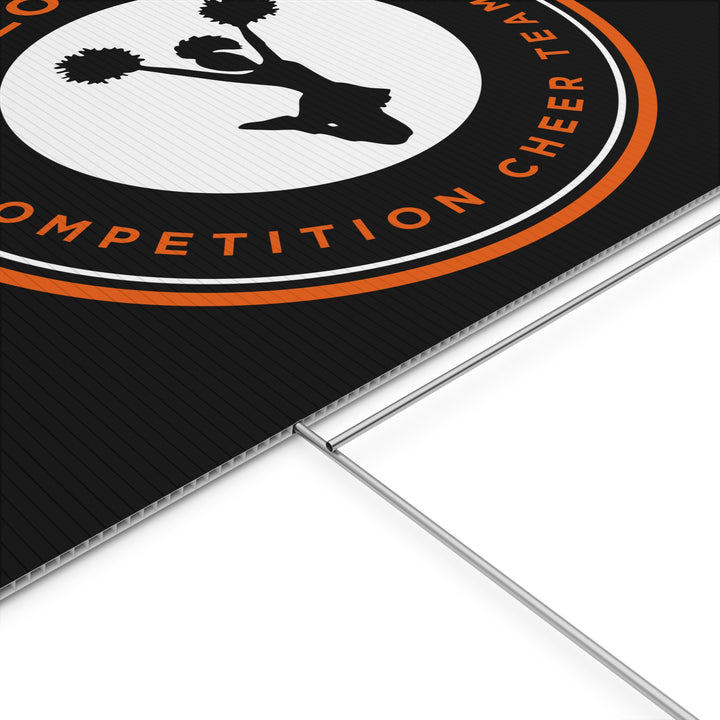 Babylon Youth Competition Cheerleading Plastic Yard Sign