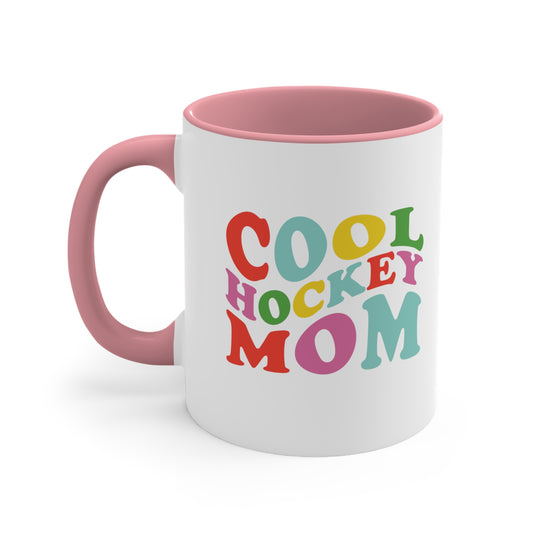 Cool Hockey Mom 11oz Accent Mug