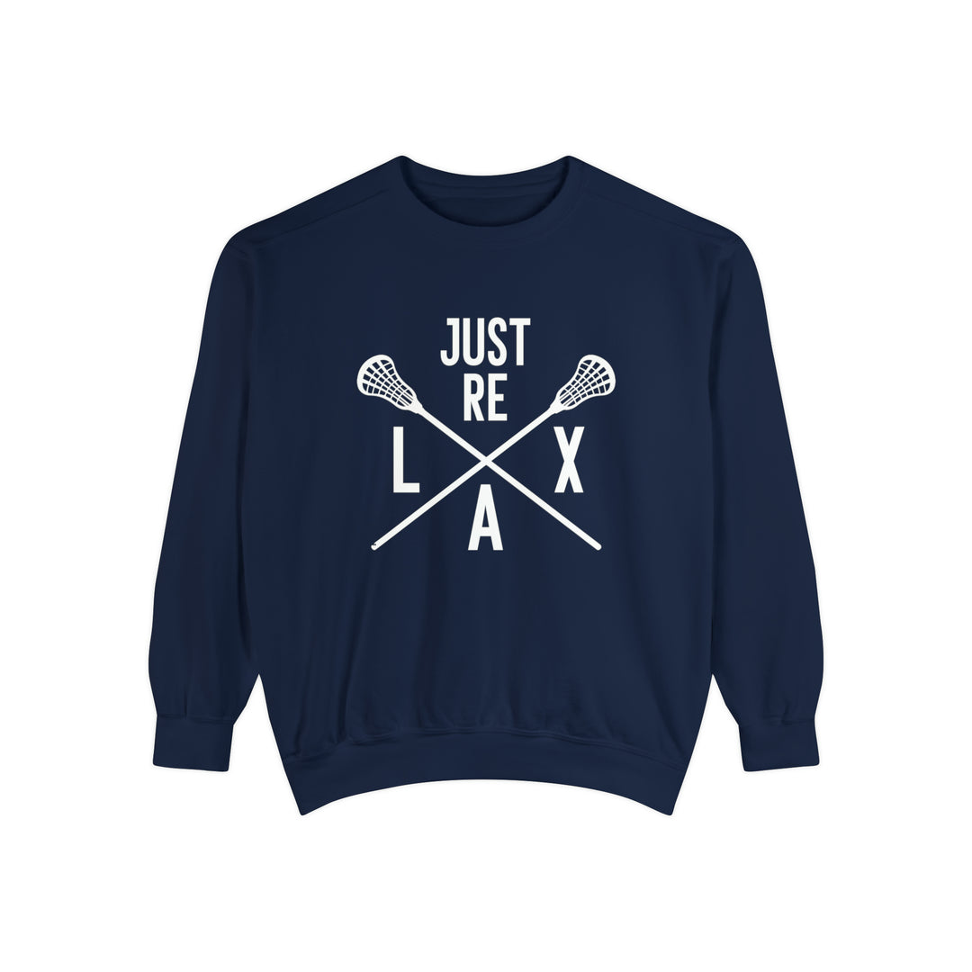 Just Re LAX Lacrosse Adult Unisex Premium Crewneck Sweatshirt