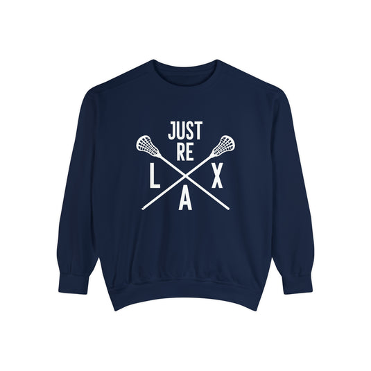 Just Re LAX Lacrosse Adult Unisex Premium Crewneck Sweatshirt