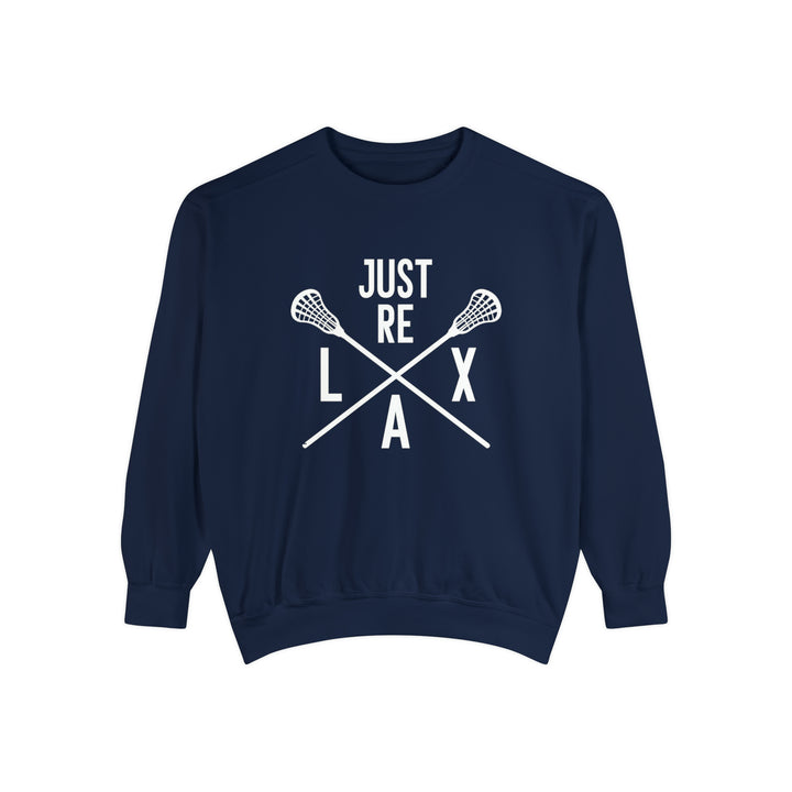 Just Re LAX Lacrosse Adult Unisex Premium Crewneck Sweatshirt