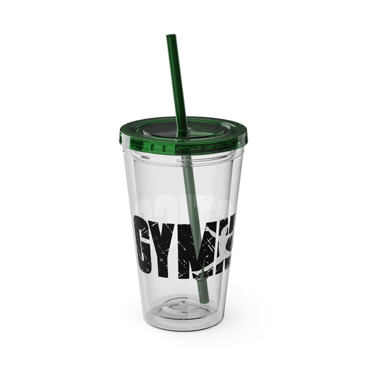 Gymnastics 16 oz Sunsplash Tumbler with Straw