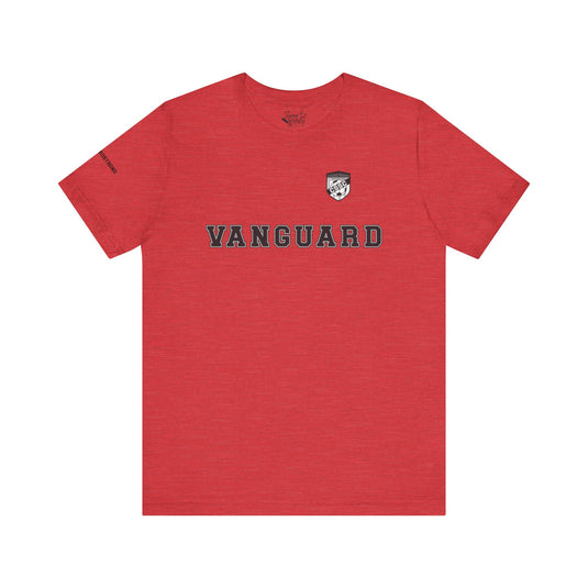 College Station Soccer Club Vanguard Unisex Adult T-Shirt w/ Logo on Left Chest