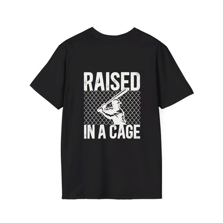 Raised in a Cage Baseball Unisex Adult T-Shirt