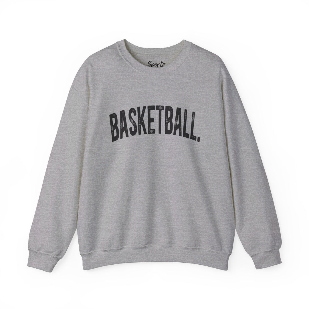 Rustic Design Basketball Adult Unisex Crewneck Sweatshirt