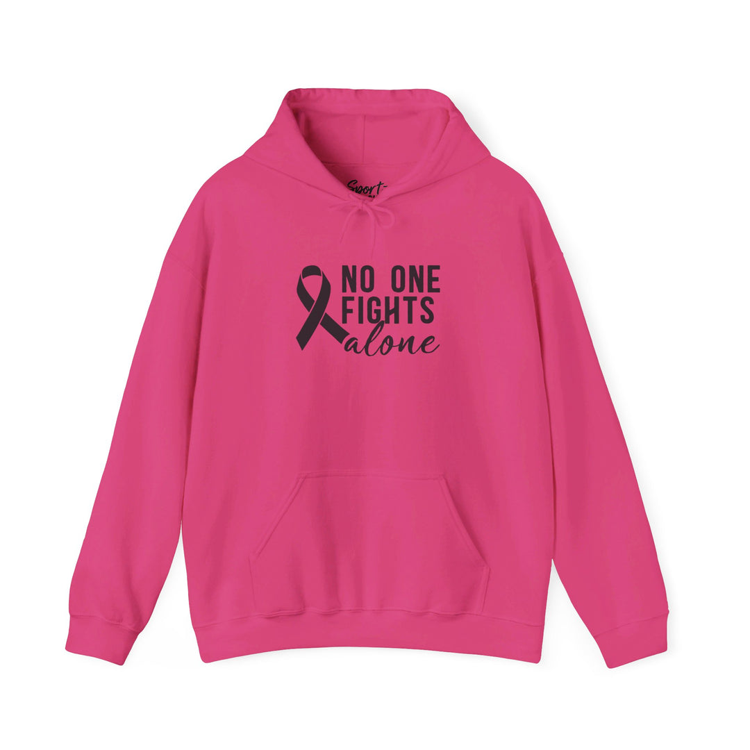 No One Fights Alone Adult Unisex Hooded Sweatshirt