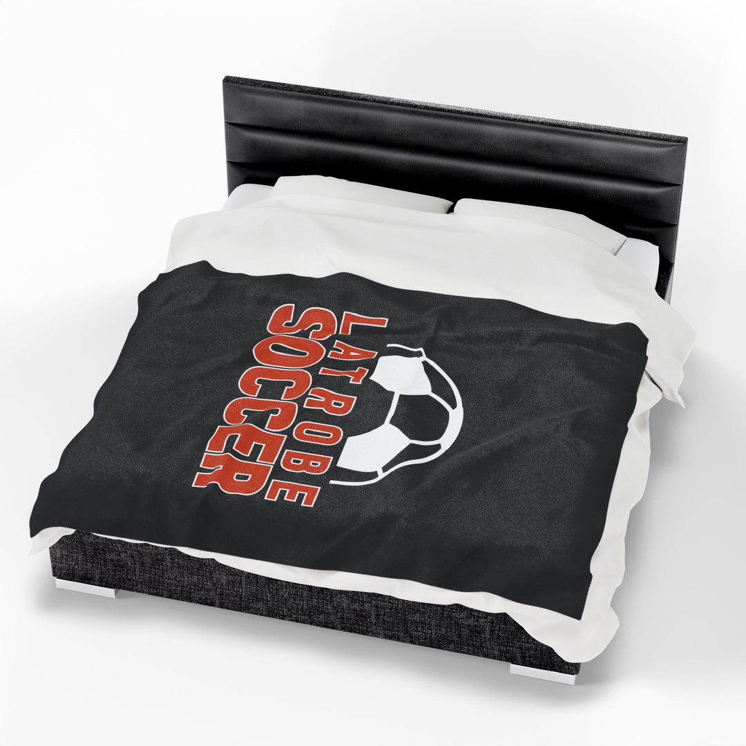 Greater Latrobe Girls Soccer Plush Blanket