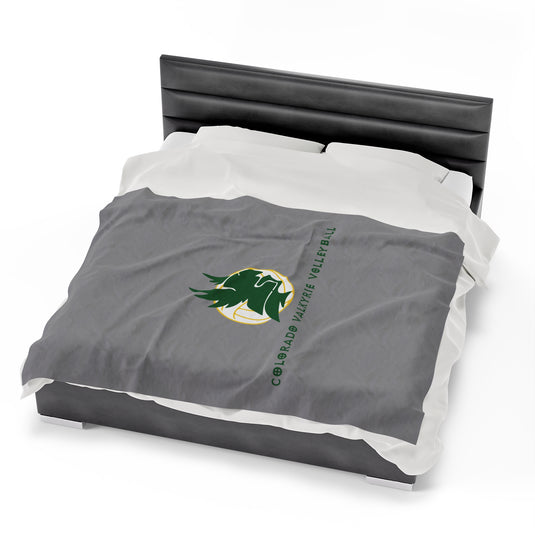 Colorado Valkyrie Volleyball Club Velveteen Plush Blanket