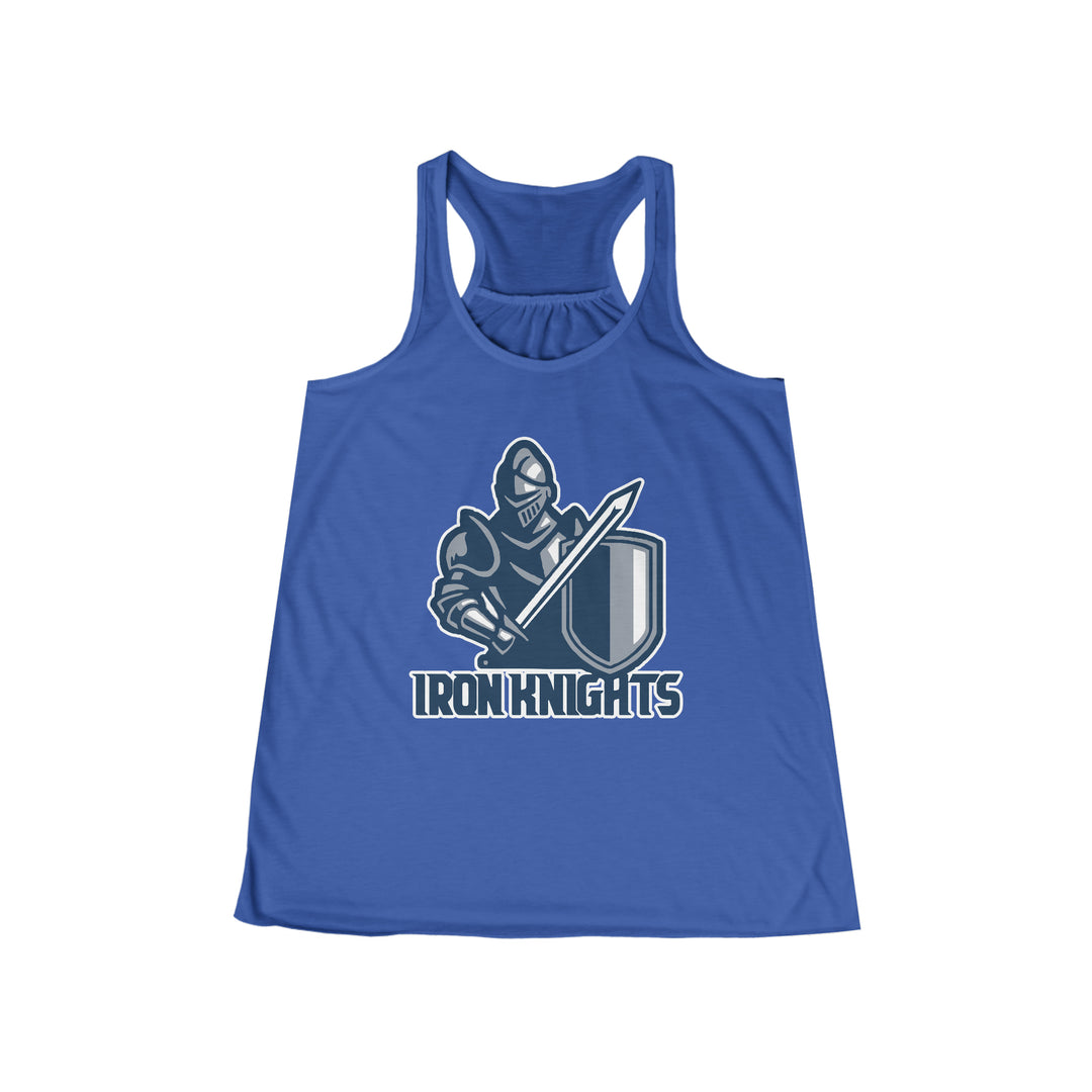 Iron Knights Women's Flowy Racerback Tank w/Knight Design