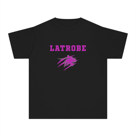 Latrobe Boys Soccer Unisex Youth Premium T-Shirt - Cancer Design
