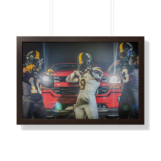 Offside Sports Photography Framed Horizontal Poster