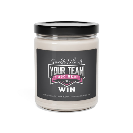 Smells Like A "Team Logo" Win 9 oz Scented Soy Candle - 5 scents to choose from