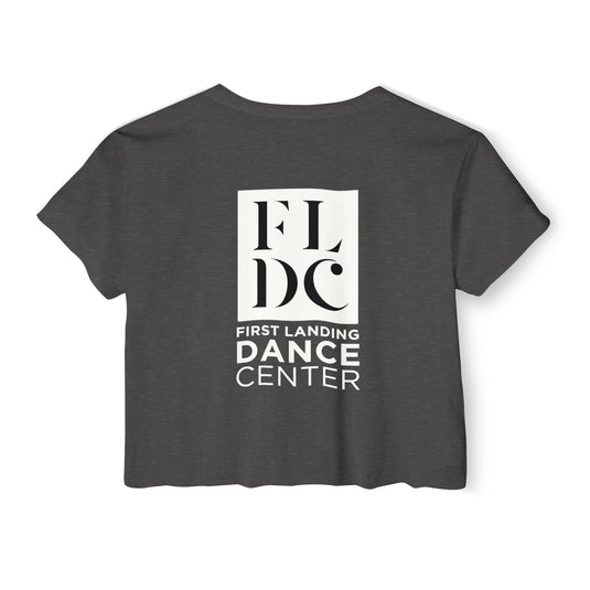 First Landing Dance Center Women's Mid-Level Cropped T-shirt