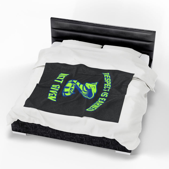 Court House Cobras Velveteen Plush Blanket - Respect Design