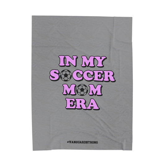 College Station Soccer Club Vanguard Velveteen Plush Blanket - In My Soccer Mom Era