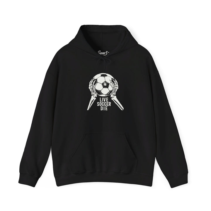 Live Soccer Die Adult Unisex Hooded Sweatshirt