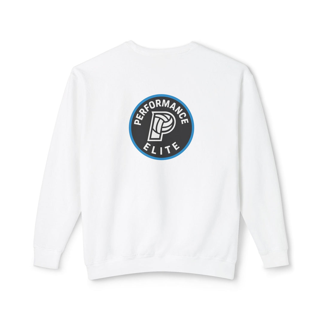 Performance Elite Unisex Adult Premium Crewneck Lightweight Sweatshirt w/Front & Back Logo