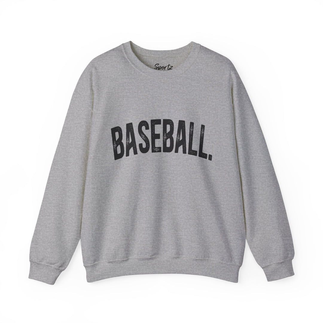 Rustic Design Baseball Adult Unisex Crewneck Sweatshirt