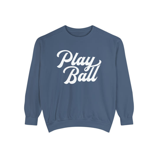 Play Ball Baseball Adult Unisex Premium Crewneck Sweatshirt