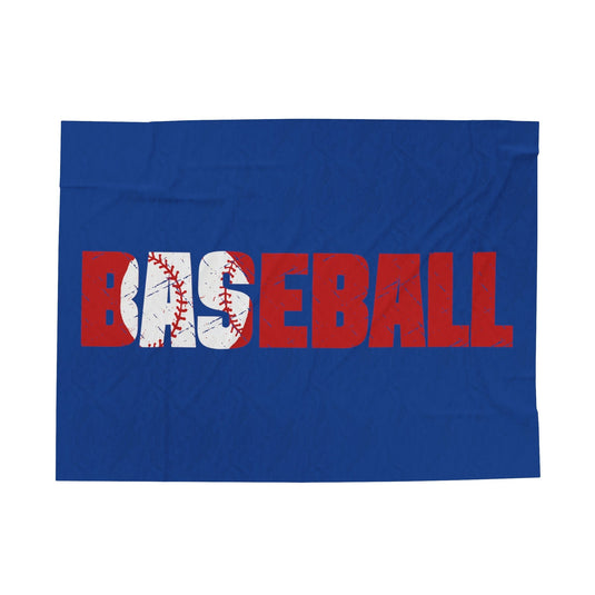 Baseball Plush Blanket