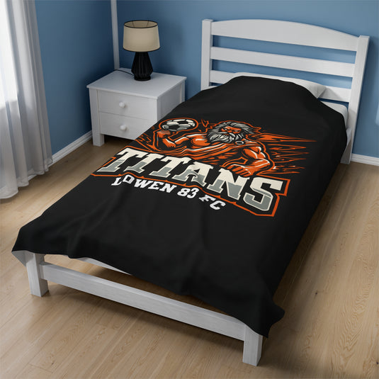 SBL Titans Velveteen Plush Blanket