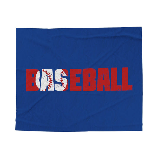 Baseball Plush Blanket