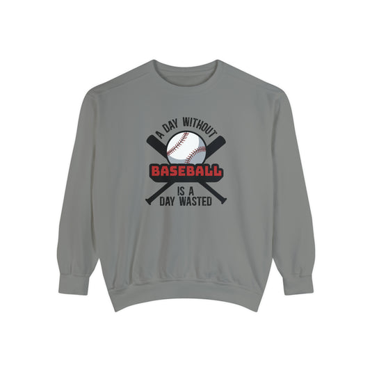 A Day Without Baseball Adult Unisex Premium Crewneck Sweatshirt