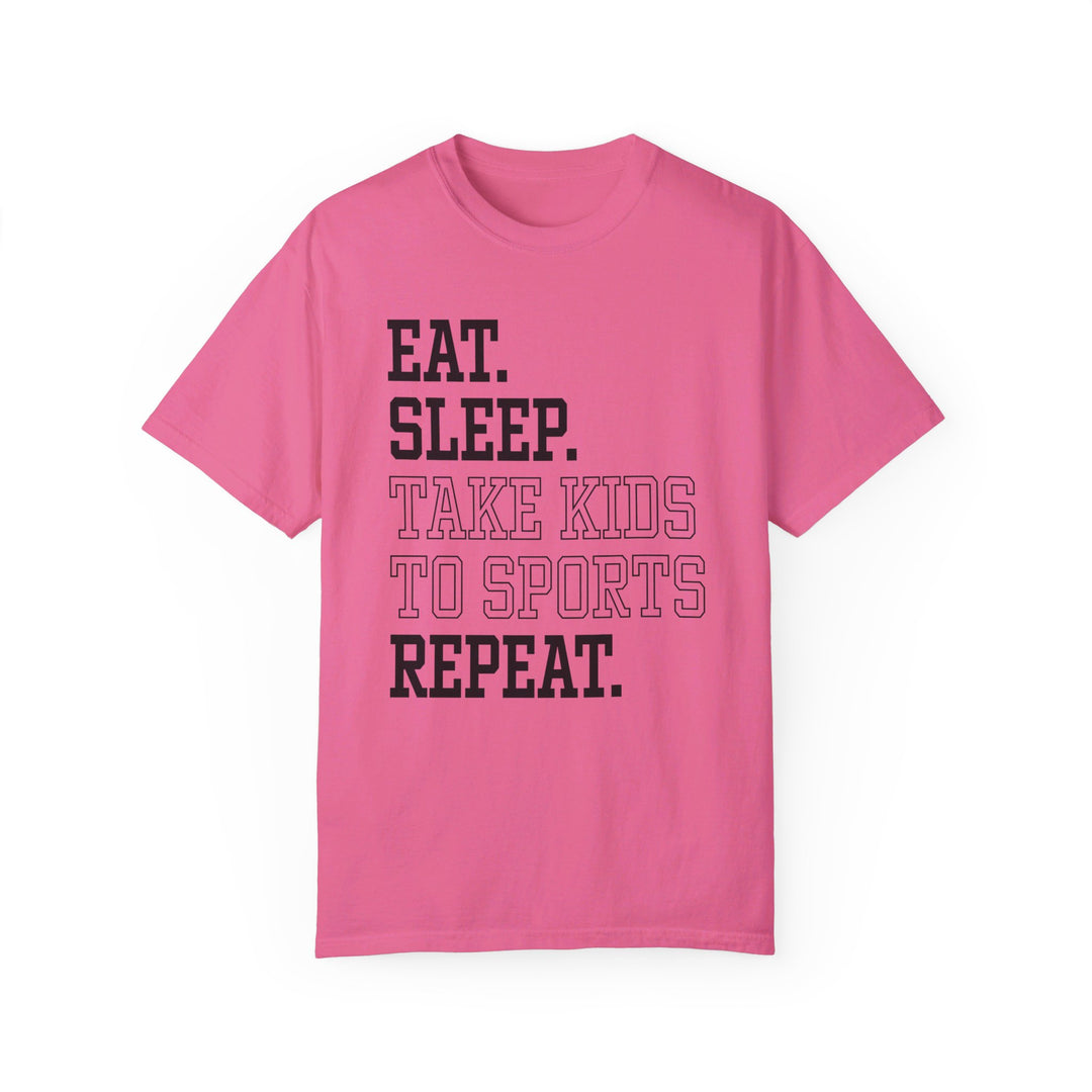 Eat Sleep Take Kids To Sports Repeat Adult Unisex Premium T-Shirt