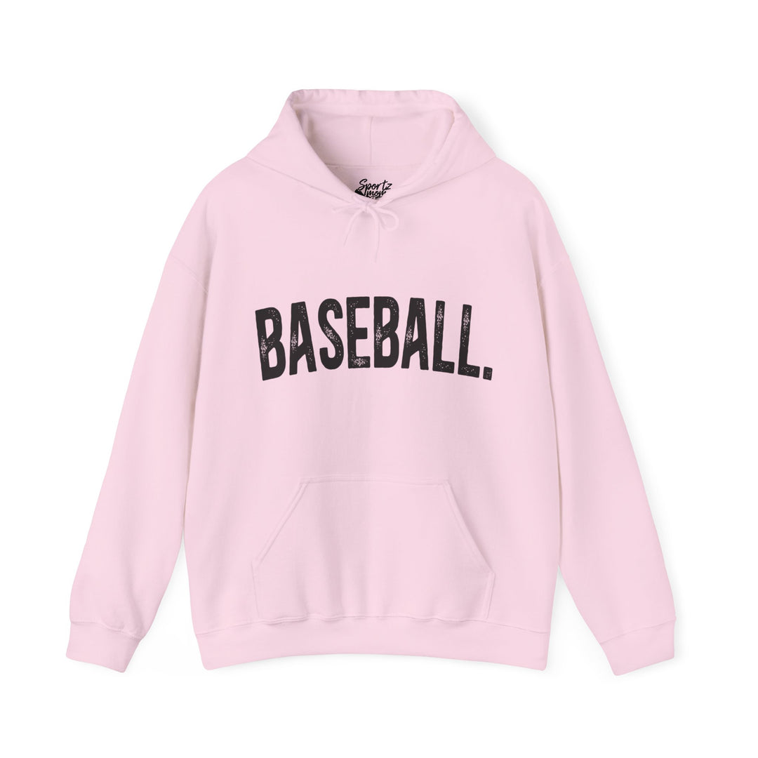 Rustic Design Baseball Adult Unisex Hooded Sweatshirt