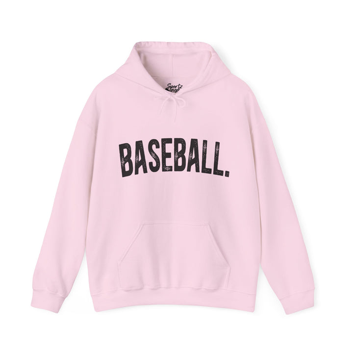 Rustic Design Baseball Adult Unisex Hooded Sweatshirt