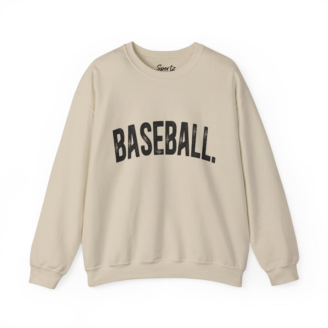 Rustic Design Baseball Adult Unisex Crewneck Sweatshirt