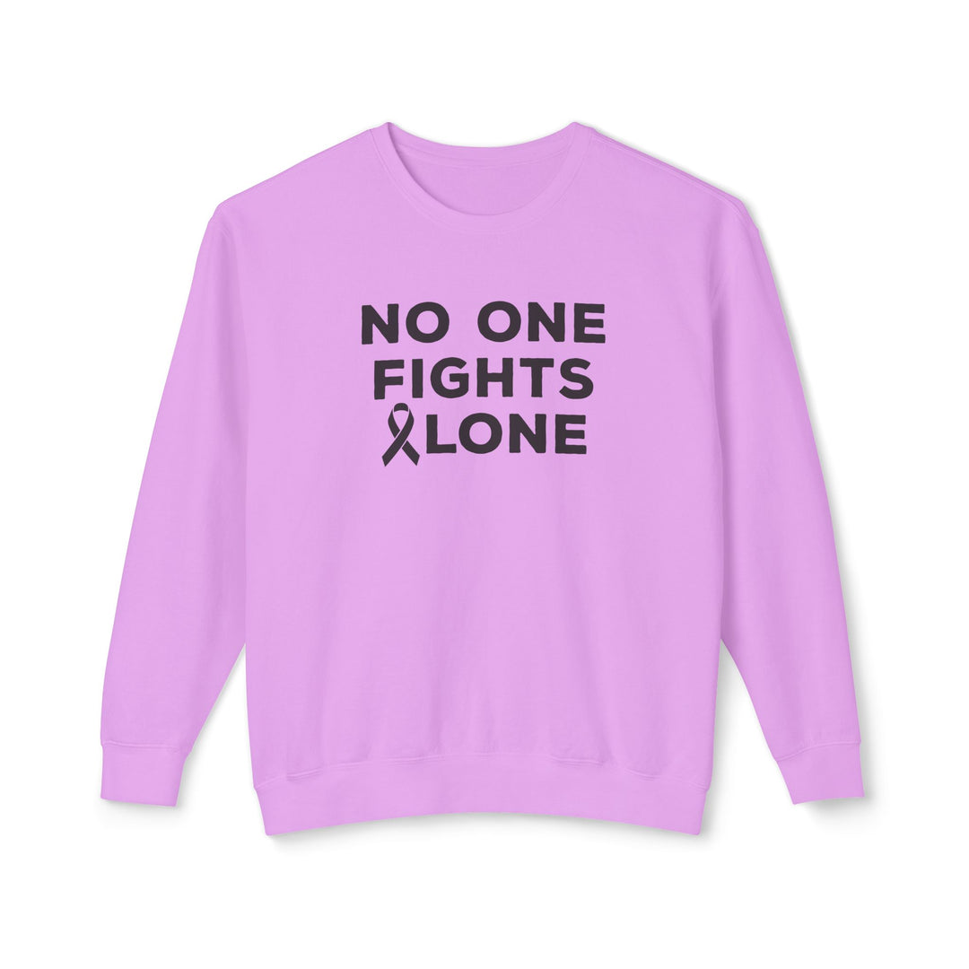 No One Fights Alone Adult Unisex Premium Crewneck Sweatshirt