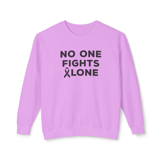 No One Fights Alone Adult Unisex Premium Crewneck Sweatshirt