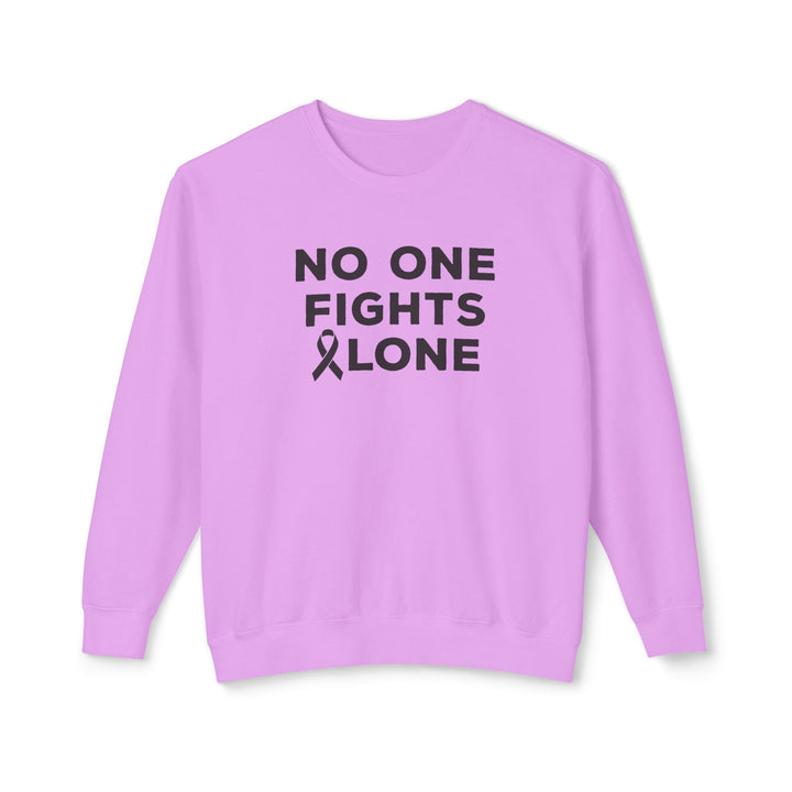 No One Fights Alone Adult Unisex Premium Crewneck Sweatshirt