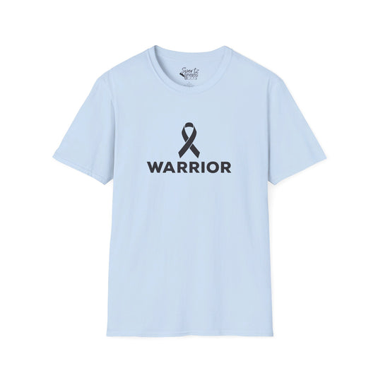 Cancer Ribbon Warrior Adult Unisex Basic T-Shirt