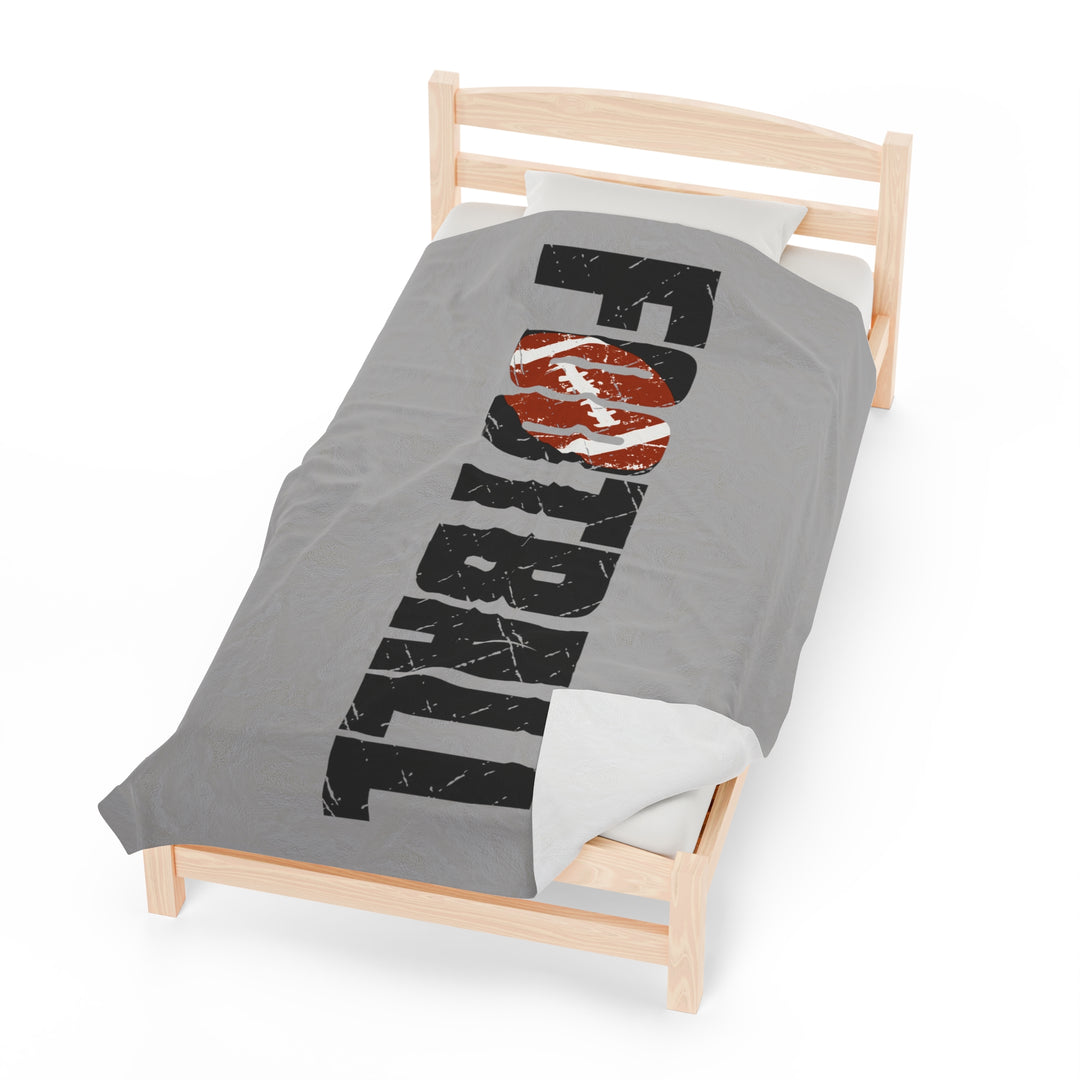 Football Plush Blanket