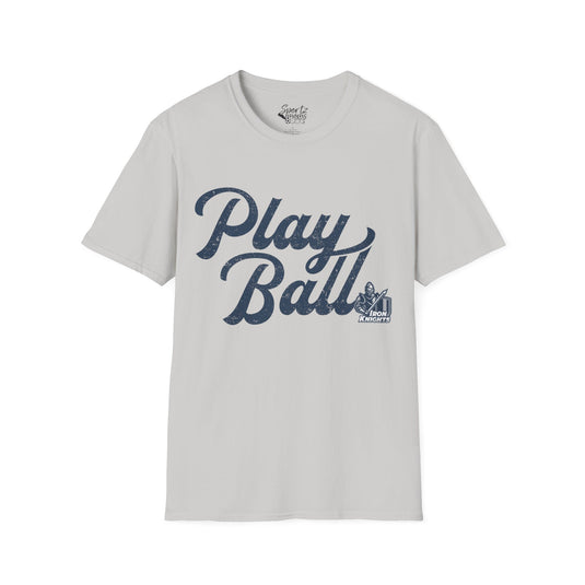 Iron Knights Basic Adult Unisex T-Shirt - Play Ball Design w/Knight Logo