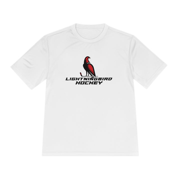 Wheeling Lightningbirds Unisex Adult Moisture Wicking T-Shirt - Hockey Design