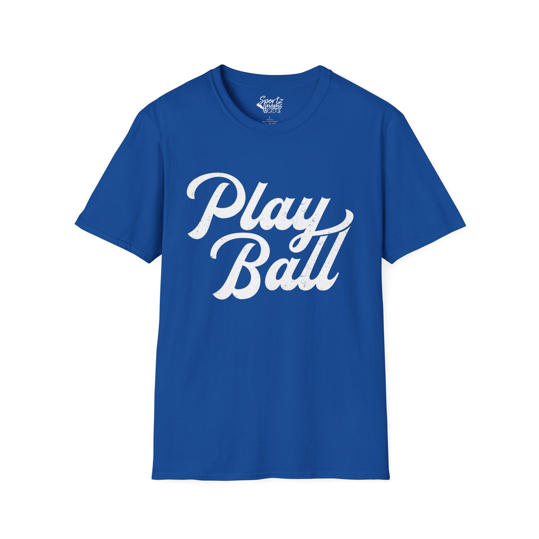 Play Ball Adult Unisex Baseball T-Shirt
