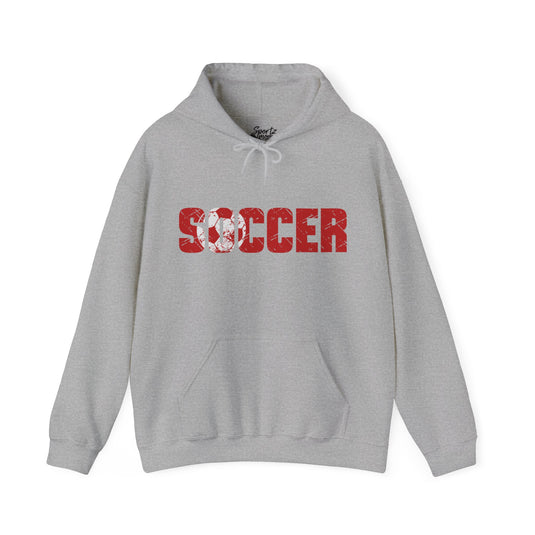 Soccer Adult Unisex Basic Hooded Sweatshirt