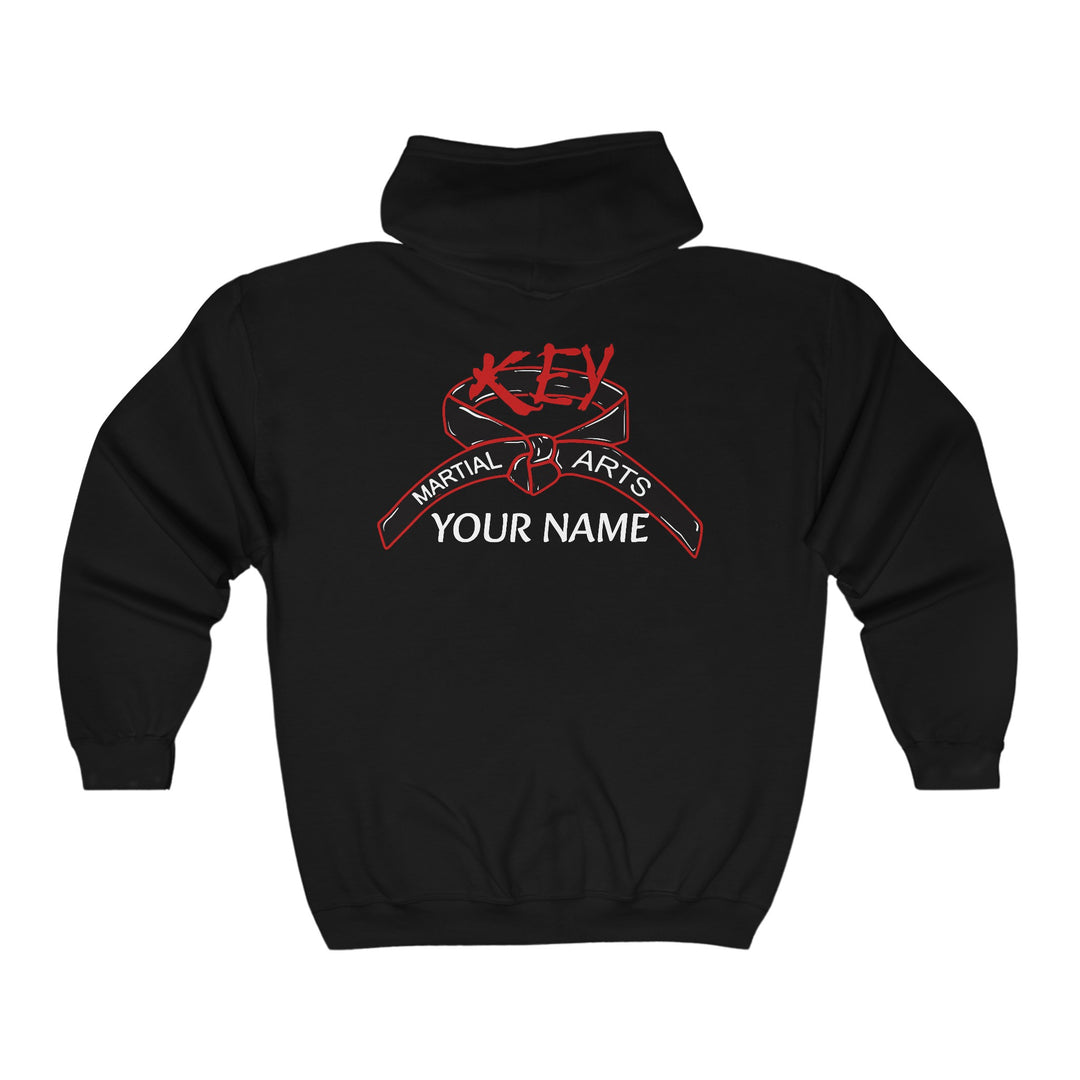 Key Martial Arts Unisex Adult Full Zip Hooded Sweatshirt