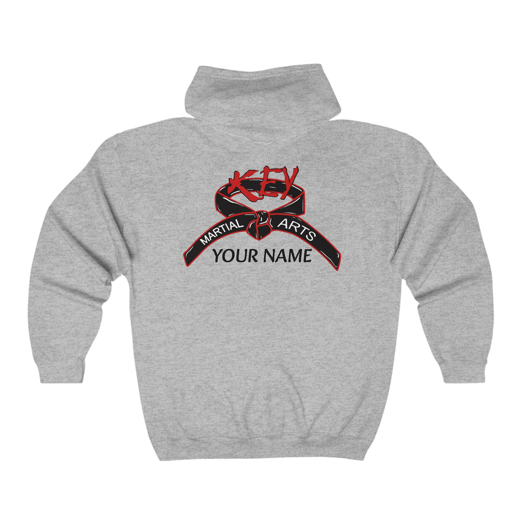 Key Martial Arts Unisex Adult Full Zip Hooded Sweatshirt