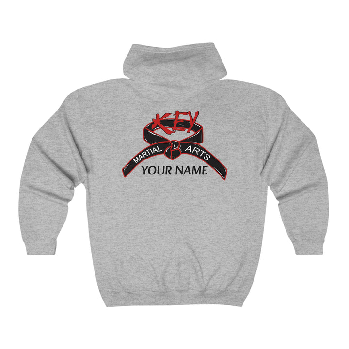 Key Martial Arts Unisex Adult Full Zip Hooded Sweatshirt