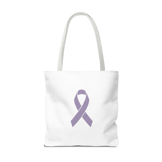 Cancer Collection Pick Your Sport Mom Ribbon & Heart Tote Bag