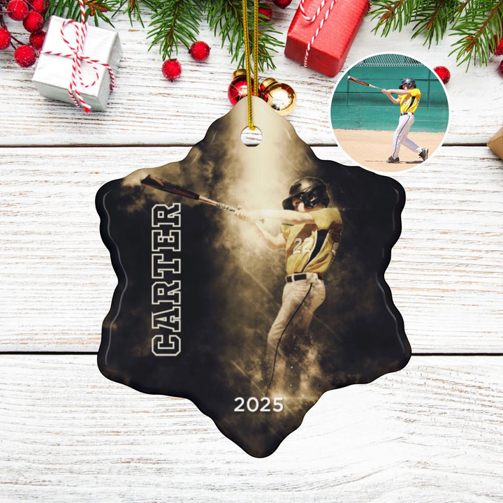 Custom Picture Ceramic Ornament - Smoke Effect